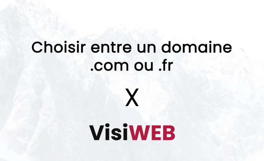 Choisir entre .fr ou .com